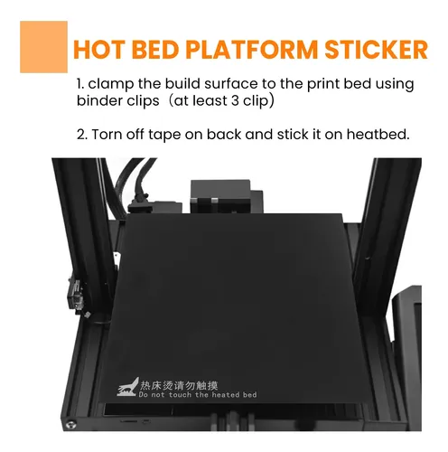 Adhesivo Con Plataforma Para Cama Caliente, 235 X 235 Mm, Ac