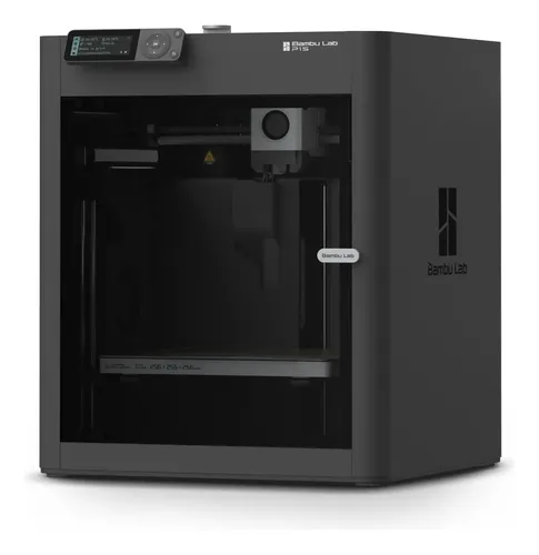 Impresora 3D Bambu Lab P1S Combo AMS color negro con tecnología de impresión FDM