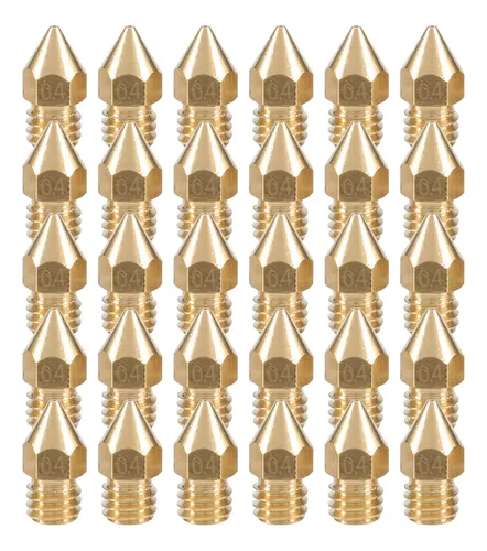 30 Piezas De Boquilla Mk8, 0,4 Mm, Boquillas De Impresora 3d