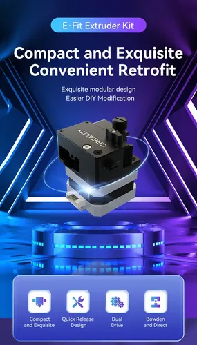 Kit Extrusor E·fit Creality 3d Piezas Doble Engranaje Bowden