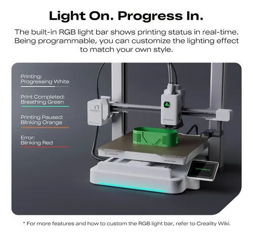 Impresora 3d Creality Sparkx I7 Con Ia, Impresión Multicolor