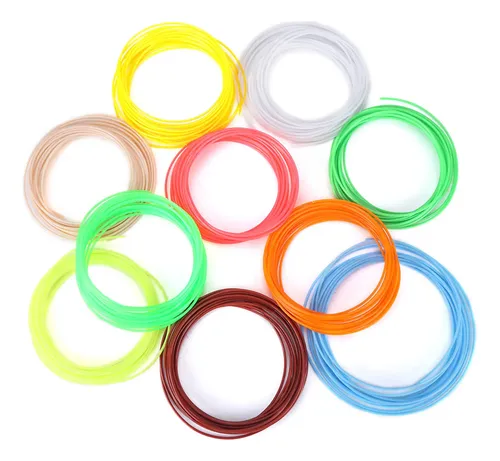 Filamento De Impresora 3d, 20 Colores, 1,75 Mm, Recambios Pc