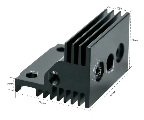 Para Radiador De Disipador De Calor K1c Disipador De Calor K