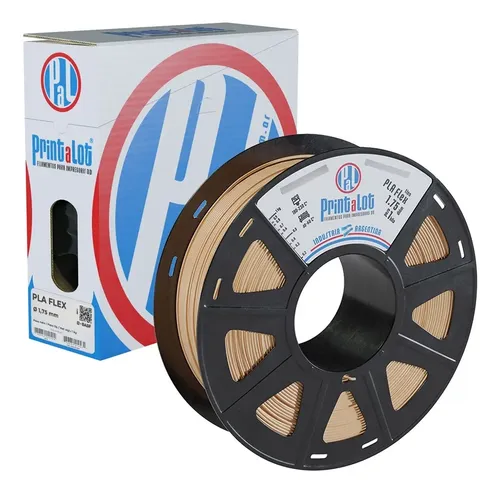 Filamento Para Impresoras 3d Pla Flex 1.75mmx 1kg Printalot Color Piel