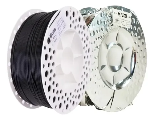 Filamento 3d 3nmax Se Pla+ 750g Silver Edition Impresión 3d Color Negro