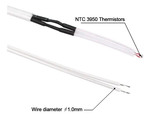 Termistor 100k Ntc 3950 Imprimible 100k 3d 1m 5 Piezas