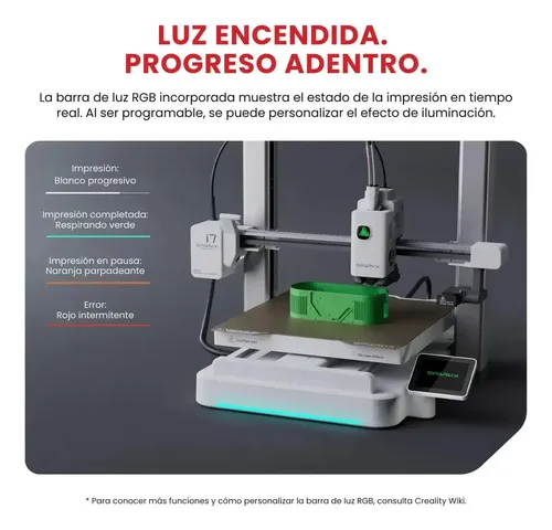 Impresora 3d Creality Sparkx I7 Combo Multicolor