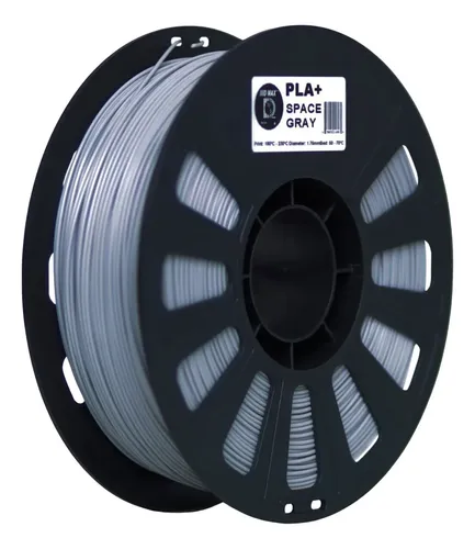 Filamento PLA 3D Iiid Max 1.75mm 1kg Gris Espacial Impresión 3D