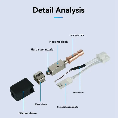 Kit Hotend 2 Veces Mejorado Para Kobra S1 Ceramic Hotend