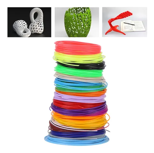 Filamento De Impresora 3d, 20 Colores, 1,75 Mm, Recambios Pc