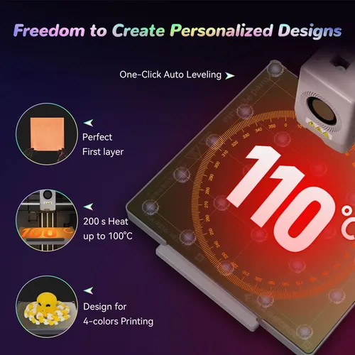 Impresora 3d Multicolor Flashforge Ad5x Con Alta Velocidad Y