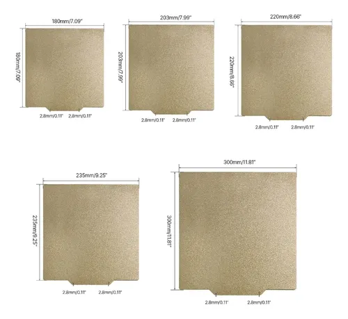 Adhesivo Magnético Para Cama Pei 220×220