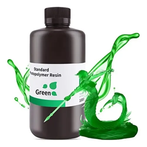 Resina Standard Elegoo Verde Transparente 1kg