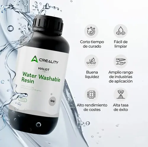 Resina Creality Halot Washable 1kg Impresora Impresion 3d