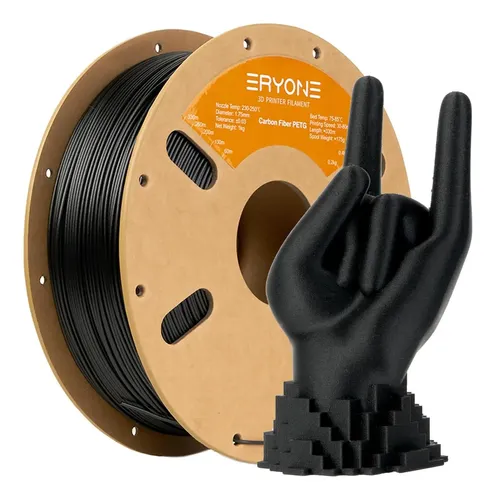Filamento De Fibra De Carbono Eryone Petg 175 Mm 003 Mm,