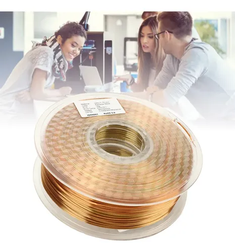 Filamento Consumible Impresora 3d Gradiente Arcoíris De Seda