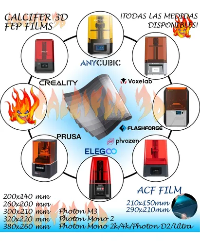 Film Fep Anycubic Photon Mono 2/4 1 Piece