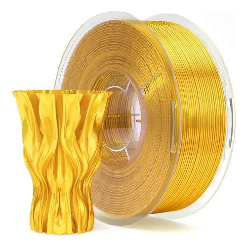 Filamento Elegoo Pla Silk – 1 Kg – 1,75mm – Impresión 3d Dorado – Oro