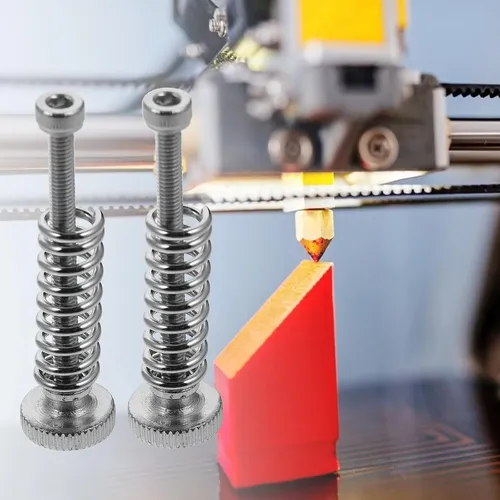 Kit 10 Resortes Nivelación Cama Impresora 3d Acero