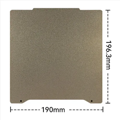Placa De Construcción De Láminas Prusa Pei De 196,3 X 190 Mm