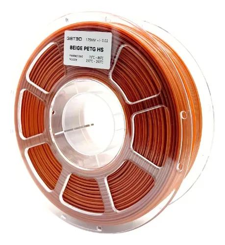Filamento Petg High Speed Gst3d Cosmos 1kg 1.75mm Beige