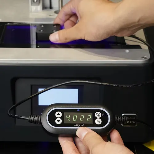 Impresora Uv3d Que Cuenta La Intensidad De La Luz De La Radi Negro
