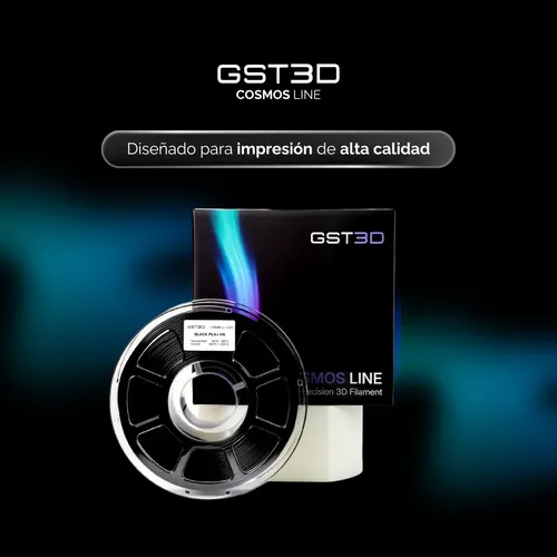 Filamento Pla+ High Speed Gst3d Cosmos 1kg 1.75mm Amarillo