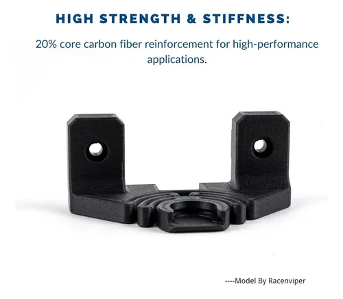Filamento Abs-cf Core Negro 20% Fibra De Carbono Premium 1 K
