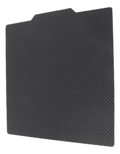 Placa Pei Pet Build De Fibra De Carbono Lisa Con Textura Fle