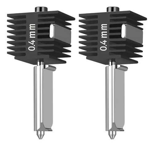 Kit 2 Boquillas Acero Endurecido 0 4mm Para Impresora 3d