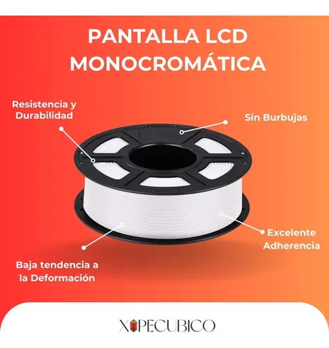 Filamento Pla Anycubic 1kg Alta Calidad Y Precisión 1.75mm Color Blanco