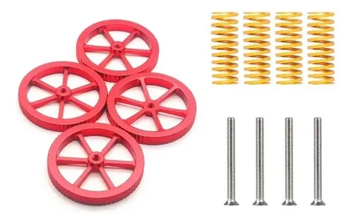 Kit Nivelador Resorte Y Tornillos Para Cama Caliente Negra