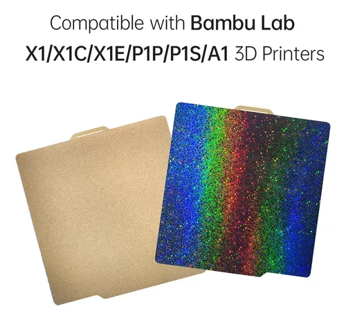Placa De Acero Pei Spring Para Impresoras 3d Bambu Lab