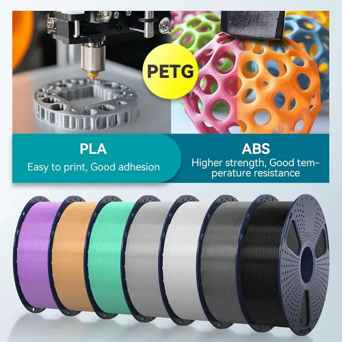 Filamento Petg Sunlu para Impresora 3d De 1.75 Mm y 1 Kg Color Naranja