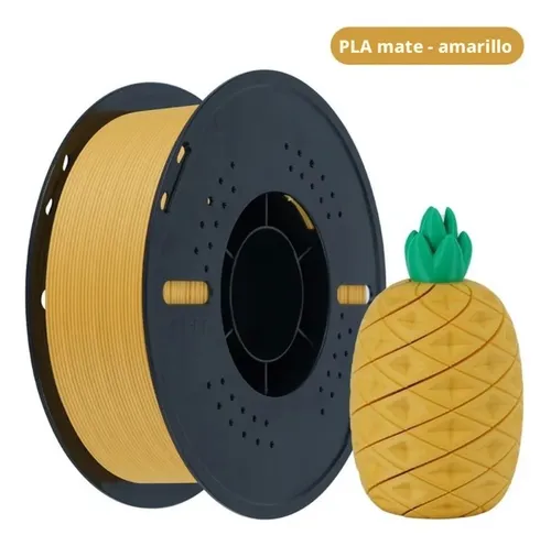 Filamento Pla Mate Amarillo Naranja 1 75mm 1kg Bambu 3d