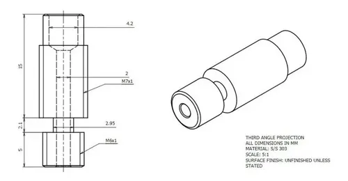 Barrel All Metal Hotend E3d Impresora 3d
