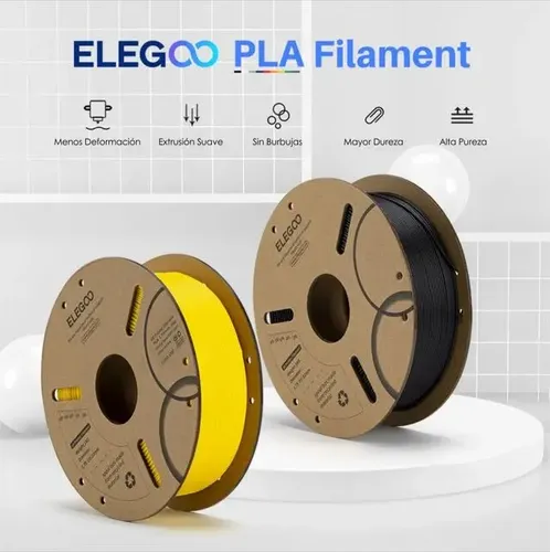 Filamento Pla Elegoo 1 Kg 1.75mm Impresora 3d No Enredos Color Azul Cielo