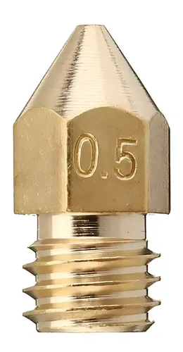 Pico Nozzle 0.5mm Latón MK8 M6 1.75mm para Impresora 3D Hotend