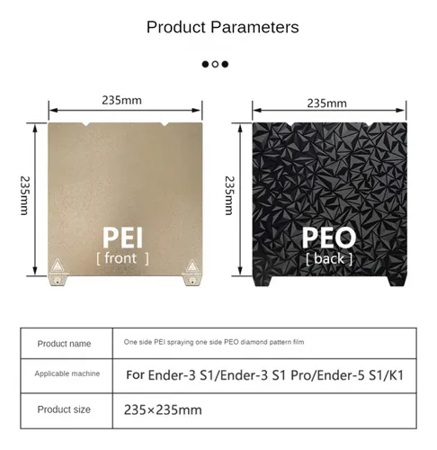 Placa De Cama Caliente De Impresión De Láminas 4x Pei+peo, 2