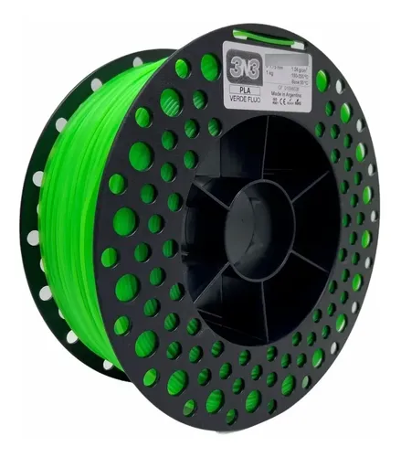 Filamento Pla 1.75mm 3n3 1kg Impresora 3d – Colores Color Verde Flúo