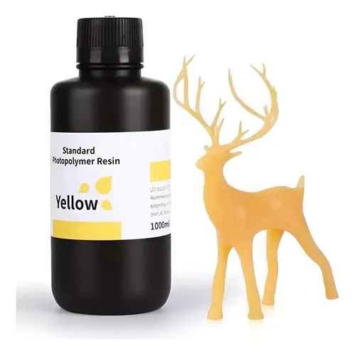 Resina Uv Para Impresora 3d Standard Elegoo 1000g | Sólidos