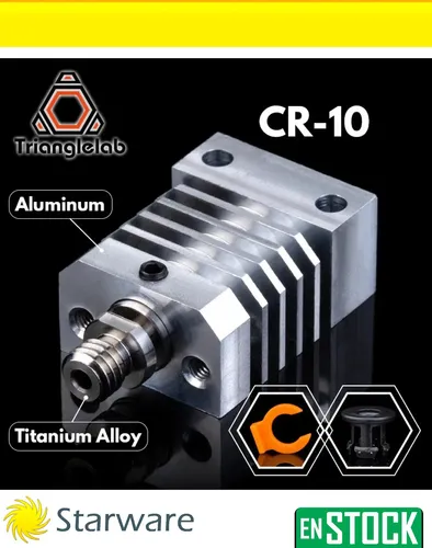 Hotend All Metal Barrel Titanio Trianglelab Cr10 Ender3