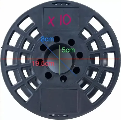 Carrete Vacío Plástico Para Filamento De Impresora 3d X20
