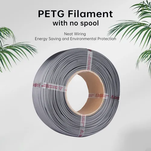 Filamento De Petg Gris Y Negro De 1,75 Mm Para Impresora 3d,