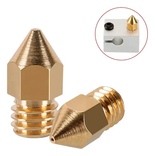 X10 Pico Nozzle Bronce Boquilla Hot End Impresora 3d Mk7 Mk8