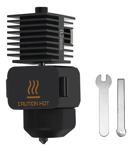 Hotend Para Bambu Lab A1 Con Boquilla De Acero De 0.2mm