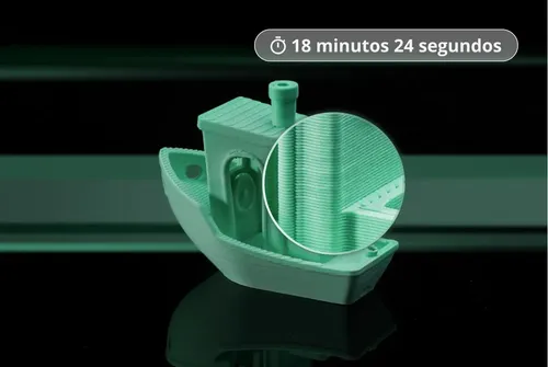 Impresora 3D Bambu Lab P1S color negro con tecnología de impresión FDM