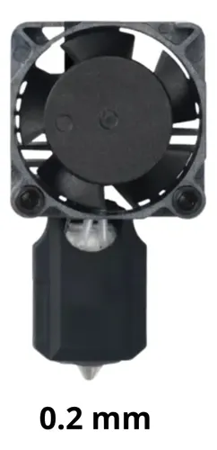 Kit Hotend Nozzle Acero Inoxidable 0.2mm X1 Series Bambulab