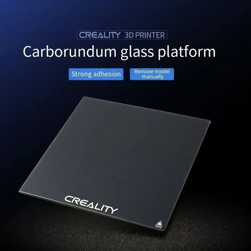 Cama Creality Vidrio Carborundum 235x235mm Ender 3