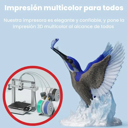 Impresora 3d Bambu Lab A1 Combo Color Gris Con Tecnología De